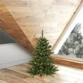 thumbnail image 2 of Vickerman B160432LED 30 in. Anoka Pine Artificial Green Christmas Tree with Burlap Base Dura-Lit 50 Multi-Colored LED Light, 2 of 3