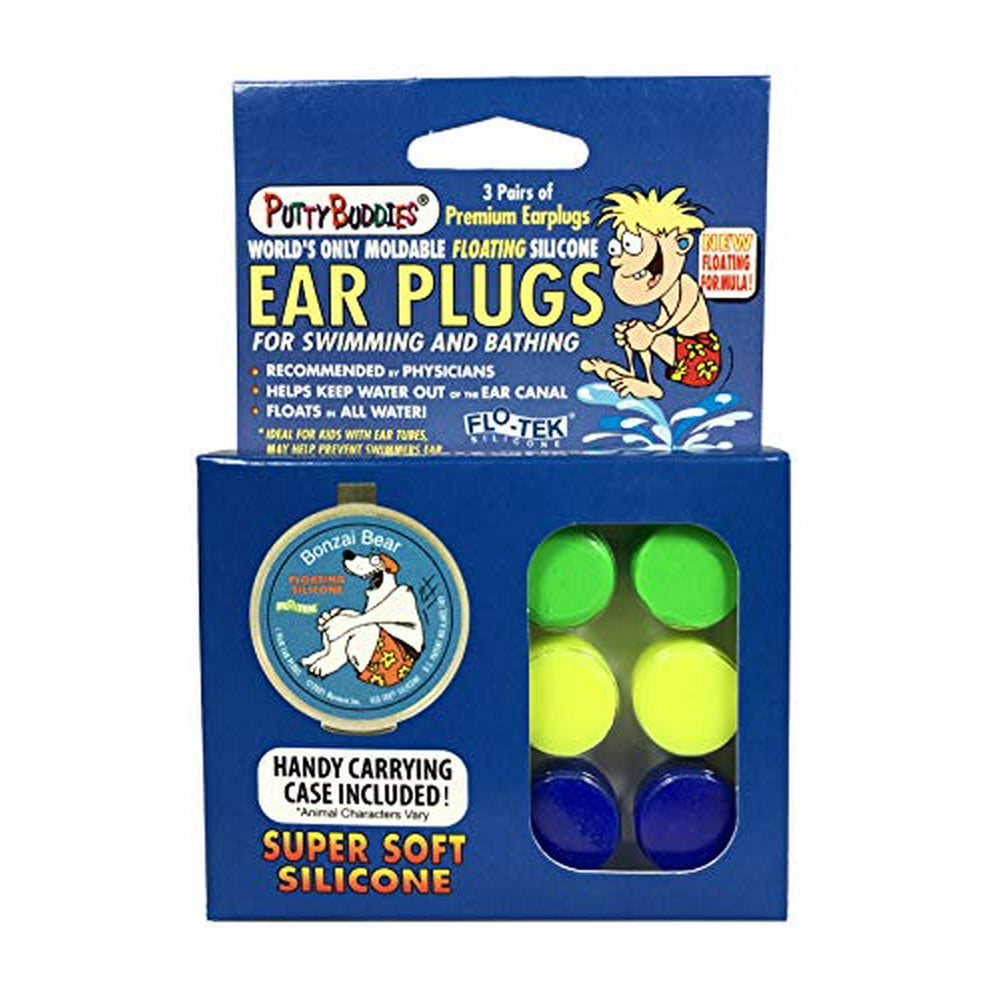 Physician Invented Customizable Perfect Fit Water Swimming Ear Plugs