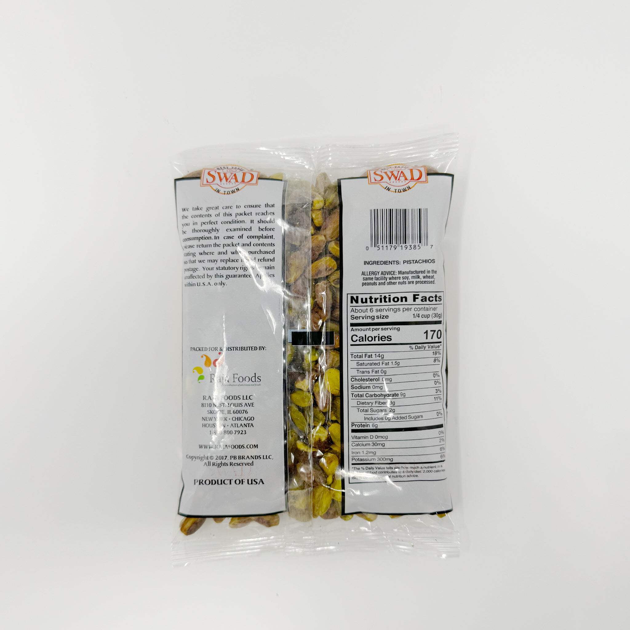 Swad Green Pistachios 200g