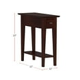 thumbnail image 3 of Simple Relax Wooden Side Table with 1 Drawer in Dark Cherry, 3 of 5