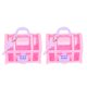 thumbnail image 4 of 2pcs Girls Treasure Box Toys Little Girl Makeup Box Table Joyery Organizer, 4 of 8