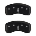 thumbnail image 5 of MGP 4 Caliper Covers Engraved Front Lincoln Engraved Rear Star logo Red finish silver ch Fits select: 2016-2018 LINCOLN MKX RESERVE, 5 of 6