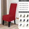 thumbnail image 3 of Wehilion Dining Chair Covers Stretch Parsons Chair Slipcover with Skirt Chair Covers for Dining Room Restaurant Banquet, 3 of 7
