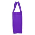 thumbnail image 4 of DALIX 10" Mini Shopping Totes Small Resuseable Bags for Women and Children in Purple-10 PACK, 4 of 6