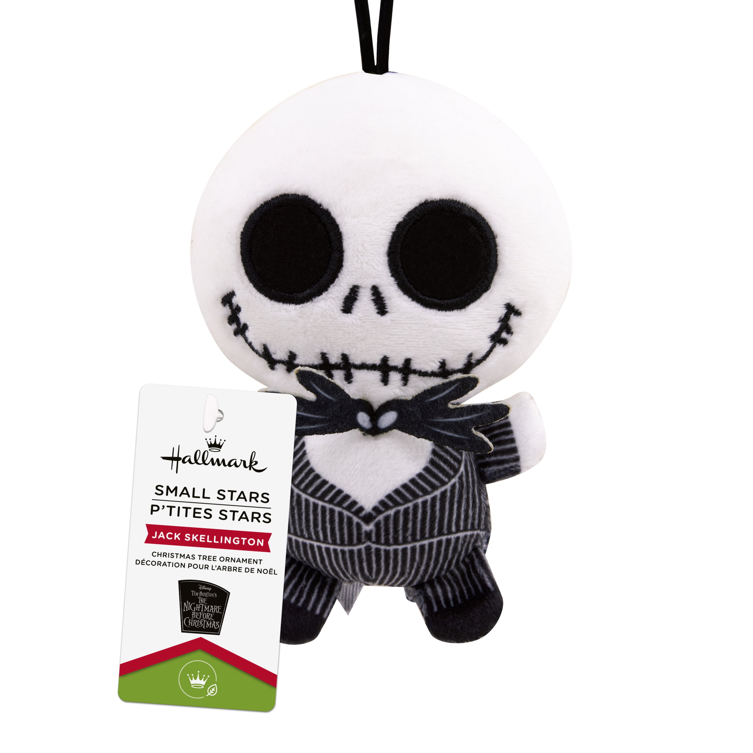 Hallmark Christmas Ornament (Jack Skellington, Plush Fabric), 1 Count