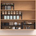 thumbnail image 4 of Organizador De Estantes De Gabinete Expandible, Estante De Especias De Metal Ajustable, Estantes De Almacenamiento Independientes Apilables Para Gabinete De Cocina Debajo Del Fregadero, Escritorio De, 4 of 5