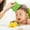 Green, variant on Baby Hair Brush with Soft Teeth for Gentle Scalp Massage and Fetal Head Care