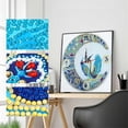 thumbnail image 2 of DIY 5D Clock with Watch Movement Kit Special-shaped Diamond Embroidery Home Decor, 2 of 7