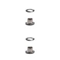 thumbnail image 3 of Qarigey 100pcs / set Anillos Color Durable En varios tonos para dedos con estilo Antióxido Moda Cobre Ojo de pollo Hebilla plateada 3.5 mm + plateado 3.5 mm Junta redonda+cobre 2Conjunto, 3 of 6
