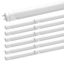 T8 4ft LED Light Bulbs 22W Fluorescent Tube,6500K Cool White,Frosted,12-Pack