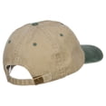 thumbnail image 4 of Jewish Star of David Embroidered Two Tone Cap - Khaki Green OSFM, 4 of 5