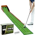 thumbnail image 1 of Putting Green YOUCZON Indoor con devolución automática de bolas y base de madera, 1 of 8