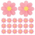 thumbnail image 1 of 40 servilletas de papel con diseño de margaritas para fiestas de cumpleaños, bodas, vajillas florales decorativas, artículos de fiesta con forma de flor para reuniones en el jardín., 1 of 6