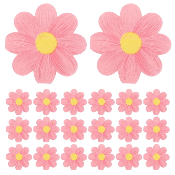 40 servilletas de papel con diseño de margaritas para fiestas de cumpleaños, bodas, vajillas florales decorativas, artículos de fiesta con forma de flor para reuniones en el jardín.