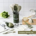 thumbnail image 3 of COOK WITH COLOR Silicone Cooking Utensils Set, Heat-Resistant, Nonstick Kitchen Gadgets (38 Pieces), 3 of 8