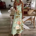 thumbnail image 1 of TaTaai Ladies Trendy Print Round Neck Sleeveless Long Dress Ankle Length Soft Comfy Breathable Casual Daily Dating Vacation Outfits Gift, 1 of 5