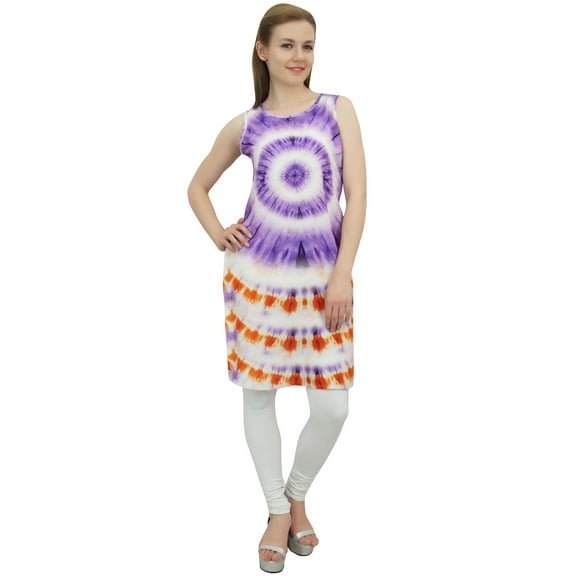 Bimba Women's Printed Rayon Multicolour Tunic Kurta Kurti Ethnic Casual Wear - 30