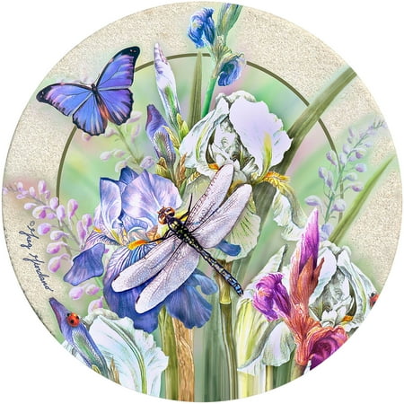 - Thirstystone Drink Coasters Set, Dragonfly & Iris I