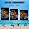 thumbnail image 5 of GZHJMY Beach Towel for Women Girls, Beautiful Tiger and Blue Flowers Bath Towel, Oversized Lightweight Sport Towel, 31x63 Inch, 5 of 7