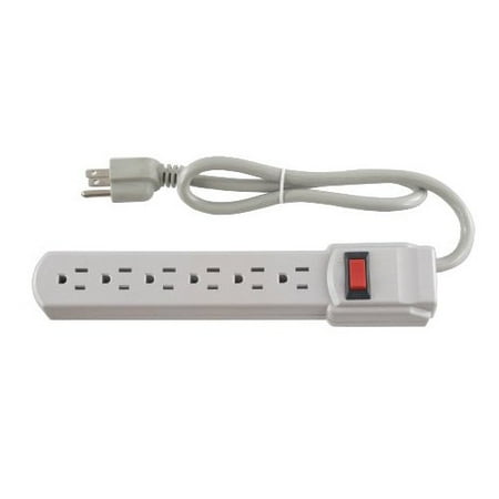 - 6-Outlet Economy Surge Protector (90 Joules)