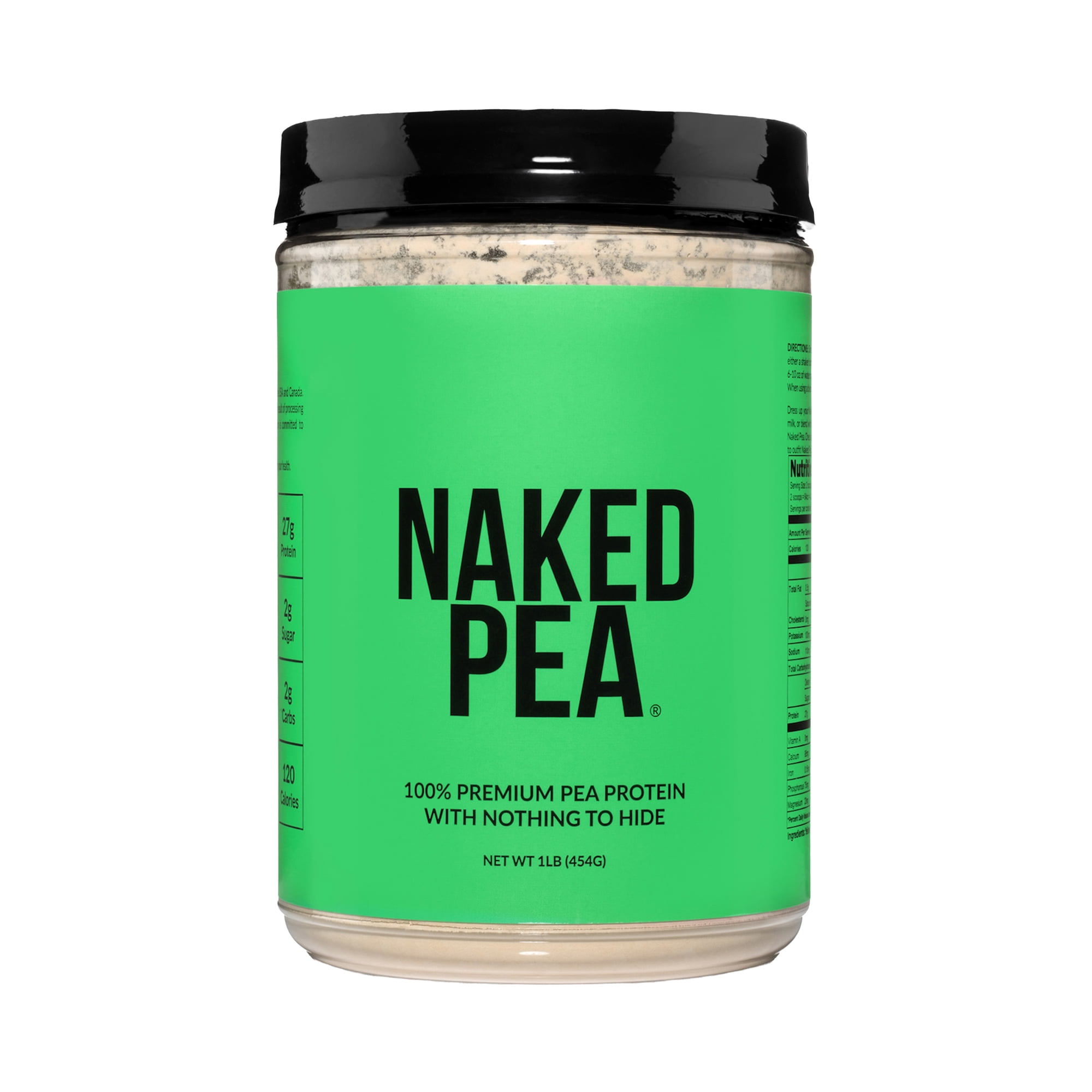 Naked Pea - Pea Protein Isolate - Plant Based, Vegetarian & Vegan Protein. Easy to Digest, Non-GMO, No Lactose, No Soy and Gluten Free - 15 Servings