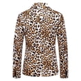 thumbnail image 6 of CONZONE Carnival Mens 2 Peice Suit Set Casual Dress Suit for Men One Button Long Sleeve Leopard Blazer Pants Elegant Slim Fit Party Wedding Business Set, 6 of 8