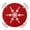 Red, variant on Red Christmas Round Tablecloth for 36-44 Inch Tables, Fitted Table Cover with Elastic Edge, Xmas Snowflake Winter Waterproof Outdoor Table Cloth Protector for Patio Garden Dinner Picnic