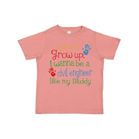 

Inktastic Civil engineer like Daddy Gift Toddler Boy or Toddler Girl T-Shirt