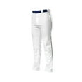 thumbnail image 2 of A4 NB6162 Youth Pro Style Open Bottom Baggy Cut Baseball Pants - White & Forest, Small, 2 of 2