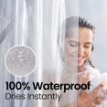 thumbnail image 5 of Cortina de baño transparente impermeable LiBa 183 x 183 cm, PEVA 8G, 5 of 5