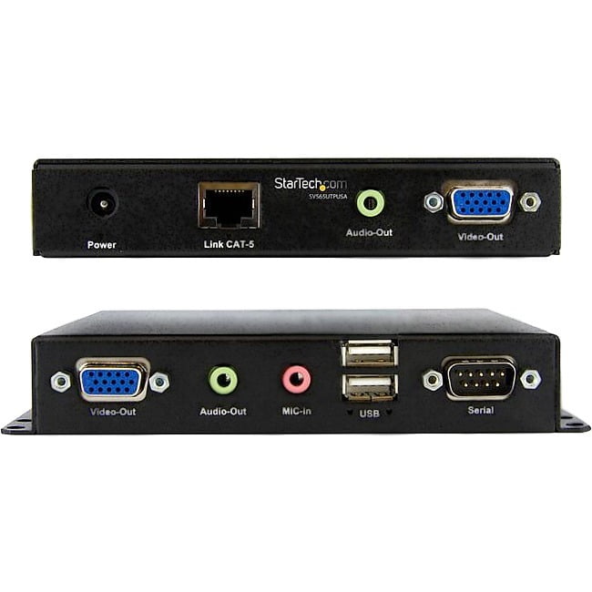 USB VGA KVM Console Extender w/ Serial & Audio Over Cat5