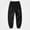 Black, variant on SGFCWSX Boys Jogger Cargo Pants, Elastic Waist Lightweight Trousers with Multi Pockets for Outdoor Playwear Outfits Khaki Size 10