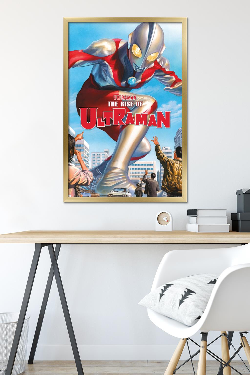 The Rise of Ultraman - Cover #1 by Alex Ross Wall Poster, 22.375" x 34" Framed