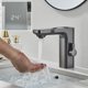 thumbnail image 2 of Uythner-grifo de lavabo con Sensor LCD inteligente, pantalla de visualización Digital, grifo mezclador de agua fría y caliente, grifo sin contacto para lavabo de baño, 2 of 5