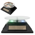 thumbnail image 2 of LED Light Desktop Storage Rack Turntable Display Stand, Solar Powered Display Stand, For Jewelry Stores Boutiques Women Home ANGGREK Rotating Jewelry Display, 2 of 8