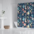 thumbnail image 2 of Pioneer Flower Floral Print Pattern Shower Curtain 72"x72" ,Bathroom Decorative Shower Curtains Set with 12 Hooks,Modern Waterproof Washable Shower Curtain, 2 of 6