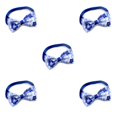 thumbnail image 2 of Methold Collar de perro, pajaritas, correa ajustable, adorables correas para mascotas, accesorios, suministros de decoración para fiesta de cachorros, flor azul 5piezas Methold CBP256307, 2 of 5