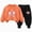 H154-Orange, variant on TOWED22 Infant Kid Girl 2pcs Fall Winter Clothing Set Long Sleeve Round Neck Tee and High Waist Pants Cute Print Outfits Clothes(Orange,5-6 Y)
