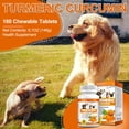 thumbnail image 4 of Turmeric and Curcumin for Dogs - 180 Count Tablet Treats – Helps Shedding, Skin Allergy, Itch and Dry Skin Relief, Hot Spots - Skin and Coat Supplement - Salmon Oil - Duck Flavor - Joint Health, 4 of 8