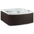 thumbnail image 4 of Lifesmart Leganza Hot Tub - 6-Person, 90- Jet, 230-Volt Spa in Arctic White/Espresso, 4 of 15