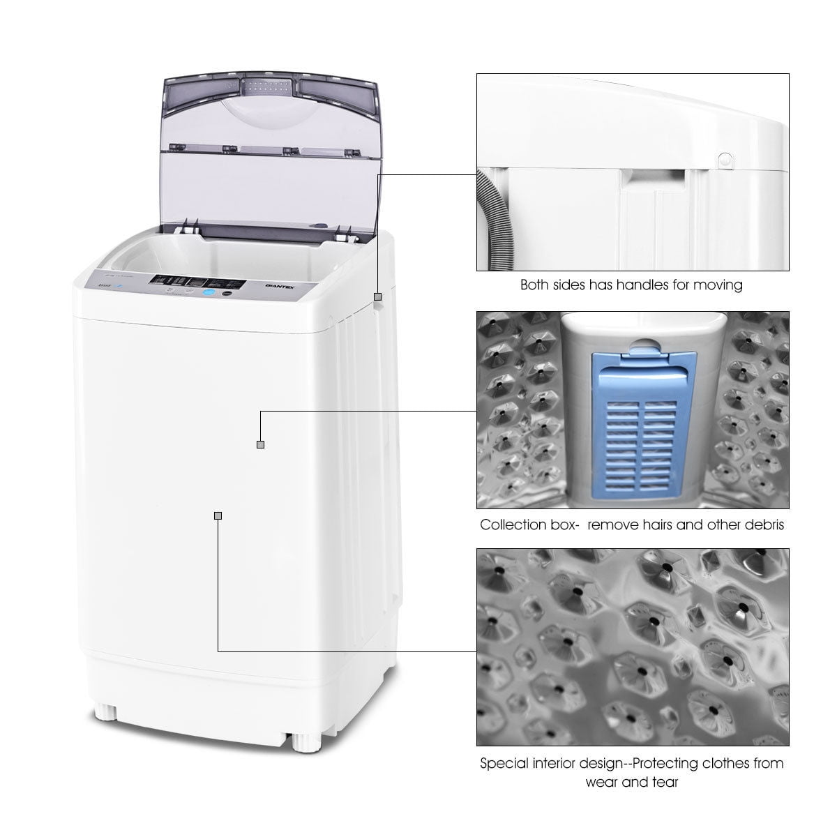 Full Automatic Costway Portable Washer Instructions Full-Automatic