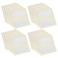 thumbnail image 1 of BALAHAPY 25Ud Tarjetas De Asiento Plegables Para Con Y Borde En Oro Para Eventos Y Recepciones, 1 of 6