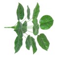 thumbnail image 3 of Planta en maceta artificial Hoja Oficina en casa Mesa Centro de mesa Decoración Banquete de boda Hojas de plantas falsas Sweethay HA6912-00B, 3 of 6