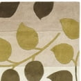 thumbnail image 4 of SAFAVIEH Soho Martha Floral Wool Runner Rug, Green/Beige, 2'6" x 8', 4 of 9