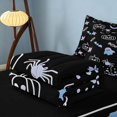 thumbnail image 5 of Homewish Spooky Animal Zipper Queen Comforter Set with Fitted Sheet and 2 Pillowcases for Kids, Happy Halloween Pumpkin Zipper Bedding Set, 5 of 7