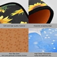 thumbnail image 2 of GZHJMY Sunflower (9) Anti Fatigue Kitchen Mat Set of 2 Non Slip Skid Washable Soft Absorbent Anti Kitchen Floor Mats for Kitchen Sink Laundry Room Bathroom (19"x27"+19"x47"), 2 of 7