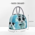 thumbnail image 2 of Fotbe Swimming Cat Goggles Bolsa de Almuerzo con Estampado, Lonchera Aislada, Contenedor de Comida Reutilizable Tipo Cooler a Prueba de Fugas, 2 of 6