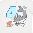 thumbnail image 4 of Inktastic 4th Birthday Shark with Cake Boys or Girls Toddler T-Shirt, 4 of 5