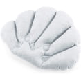 thumbnail image 5 of Almohada de baño inflable de 1 pieza, blanca, cojín de baño con ventosas, cojín de baño con forma, cojín de spa de relajación, relajación de cuello y comodidad con aire, 5 of 5