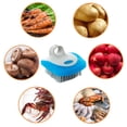 thumbnail image 5 of Huayishang Kitchen Cleaning Utensils, Kitchen Essentials Clearance Sale 2Pcs Vegetable Brush Potato Brush Scrubber Veggie Cleaning Brush Food Flexible Bristles Kitchen Brush for Food, 5 of 8
